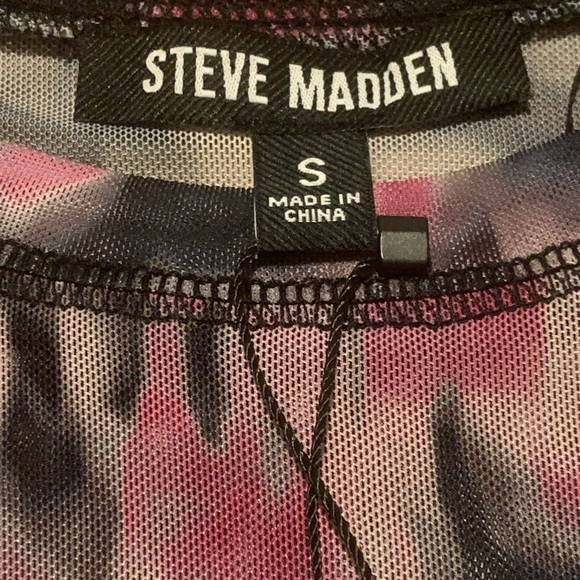 Steve Madden Azure Bodysuit in Black Multi Size S - Picture 3 of 4